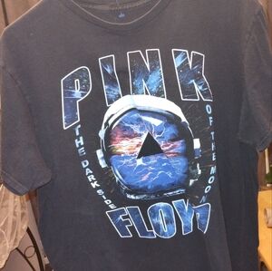 Pink Floyd Dark Side Of The Moon Tshirt Large Black Short Sleeve